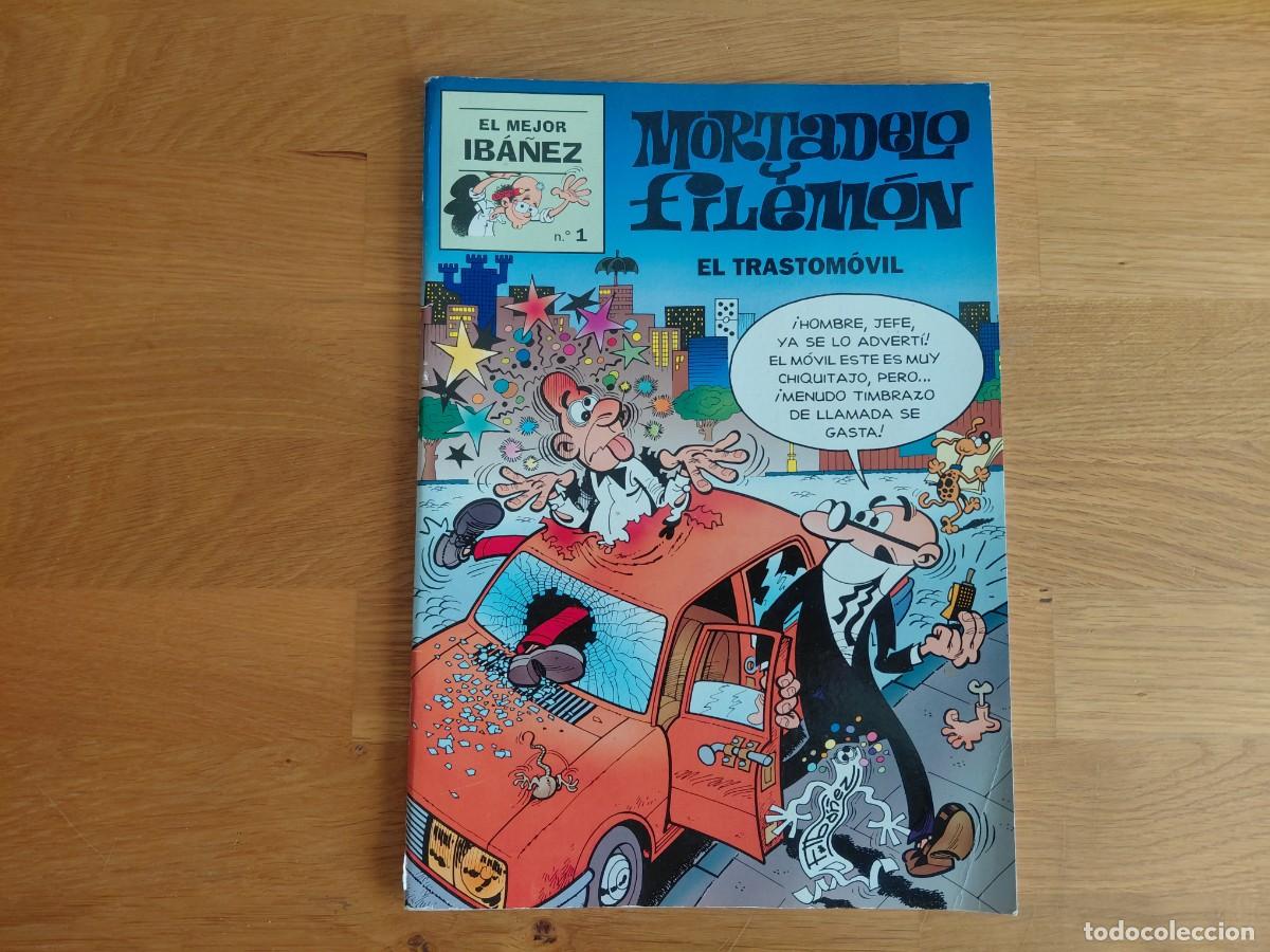 C&oacute;mics: Mortadelo y Filem&oacute;n -- n&deg; 1 -- El Trastom&oacute;vil -- El Mejor Ib&aacute;&ntilde;ez -- Ediciones Primera Plana