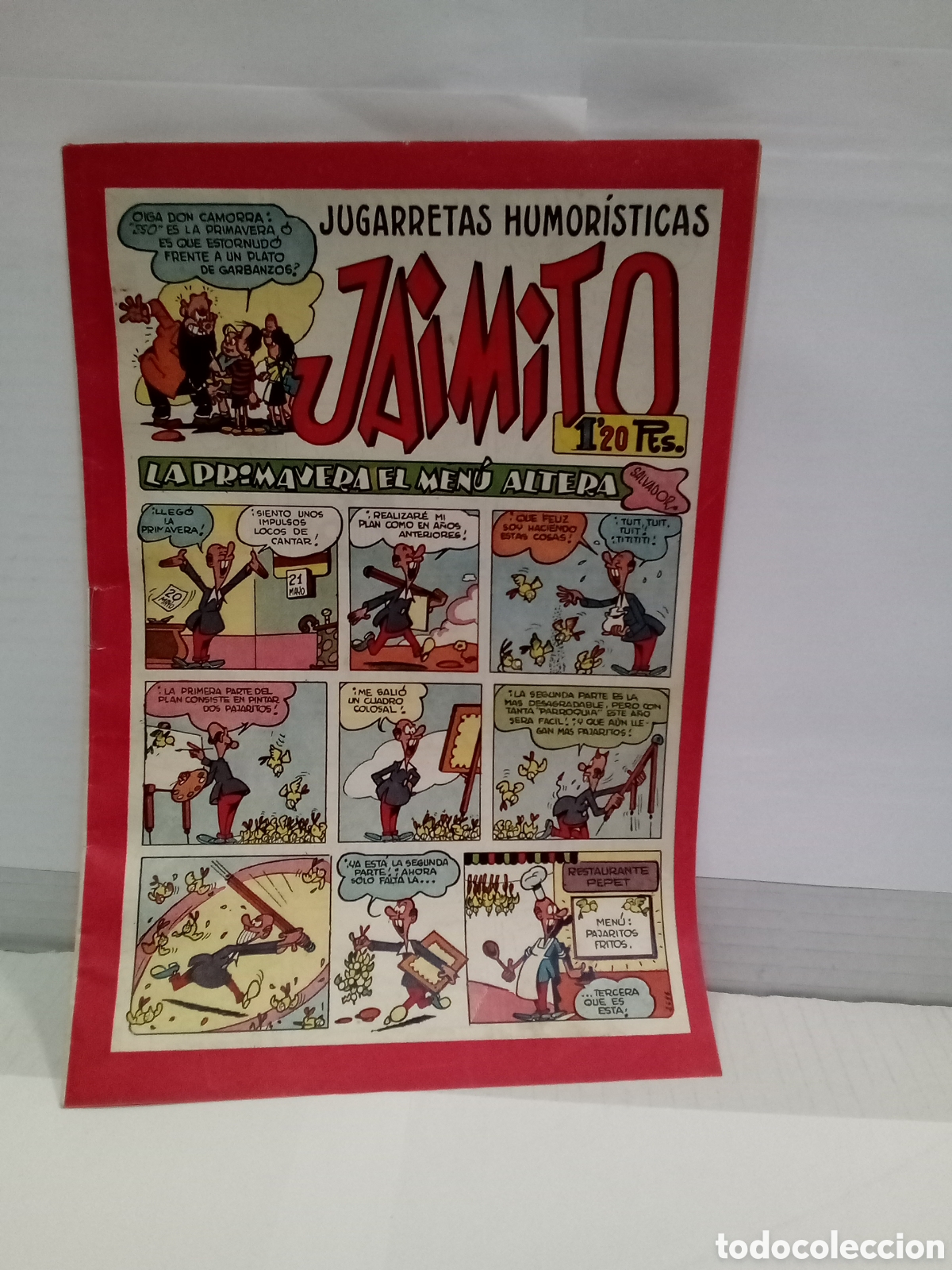 C&oacute;mics: Jaimito - La primavera el men&uacute; altera