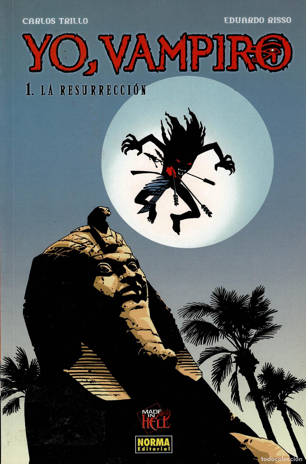 C&oacute;mics: Yo Vampiro,(Trillo/Risso),completa 4 vol. Norma editorial.Procede biblioteca