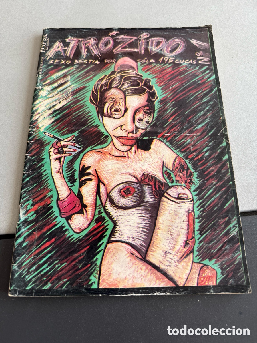 C&oacute;mics: Atr&oacute;zidos. Colec Felator N&ordm; 1. Editorial Zona 10. Adultos Fotos del interior con contenido expl&iacute;cito