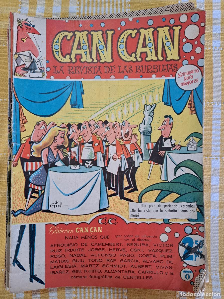 C&oacute;mics: Can Can la revista de las burbujas semanario para adultos revistas de humor comics