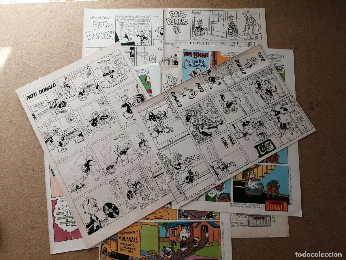C&oacute;mics: 9 HOJAS COMIC PATO DONALD