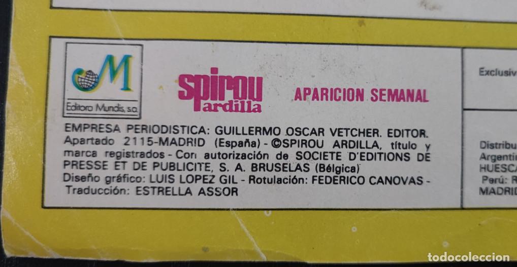 C&oacute;mics: SPIROU ARDILLA N&ordm; 59, CESAR, EDITORA MUNDIS 1979, TEBEO, COMIC - Foto 5