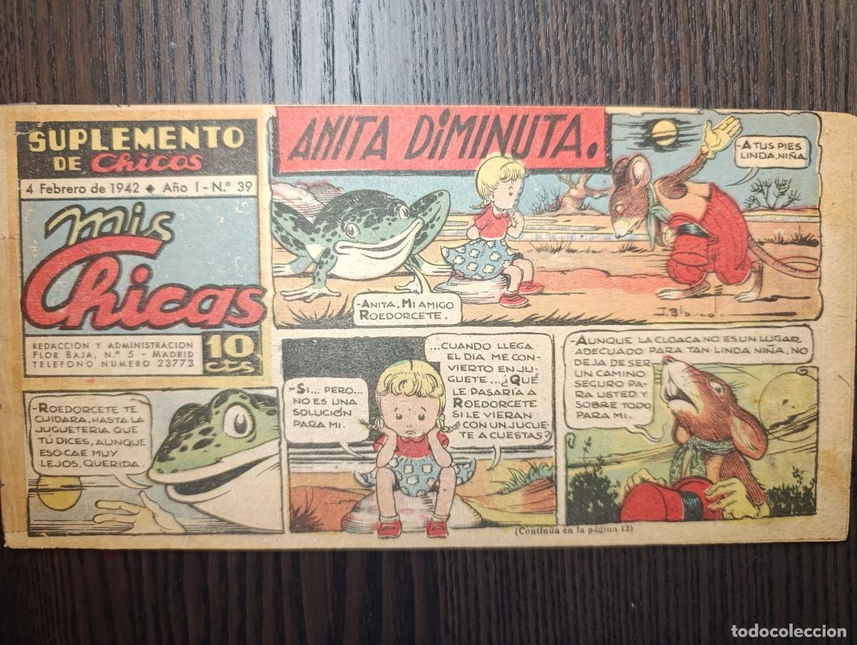 Comics : Comic. Chicos. 2 ejemplares iguales. N&ordm; 39. A&ntilde;o 1942. Ver foto