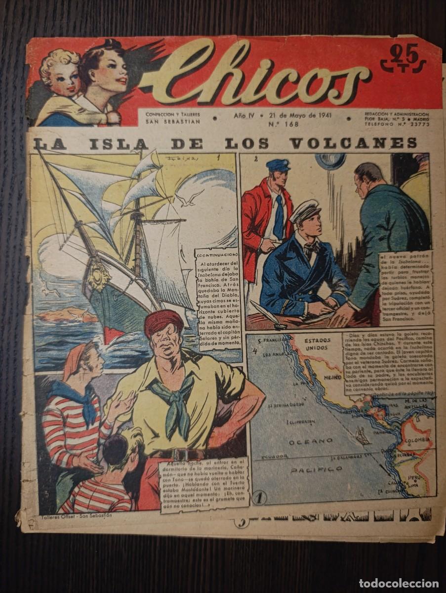 Comics : Comic. Chicos. N&ordm; 168. A&ntilde;o 1941. Ver foto