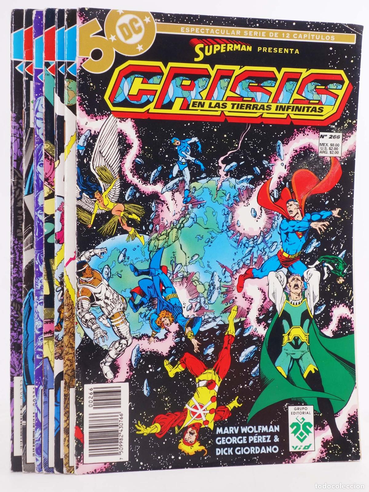 C&oacute;mics: CRISIS EN TIERRAS INFINITAS 266 A 272. Vid, 1996