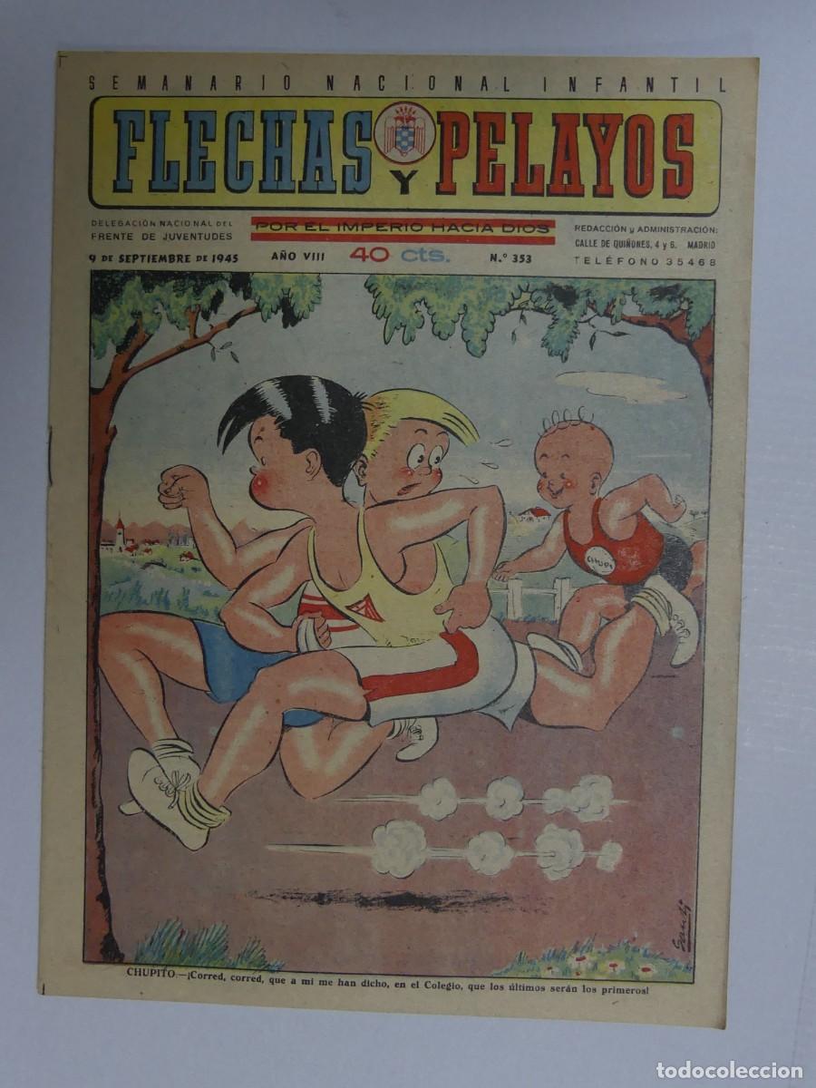 Fumetti: SEMANARIO NACIONAL INFANTIL FLECHAS Y PELAYOS N&ordm; 353