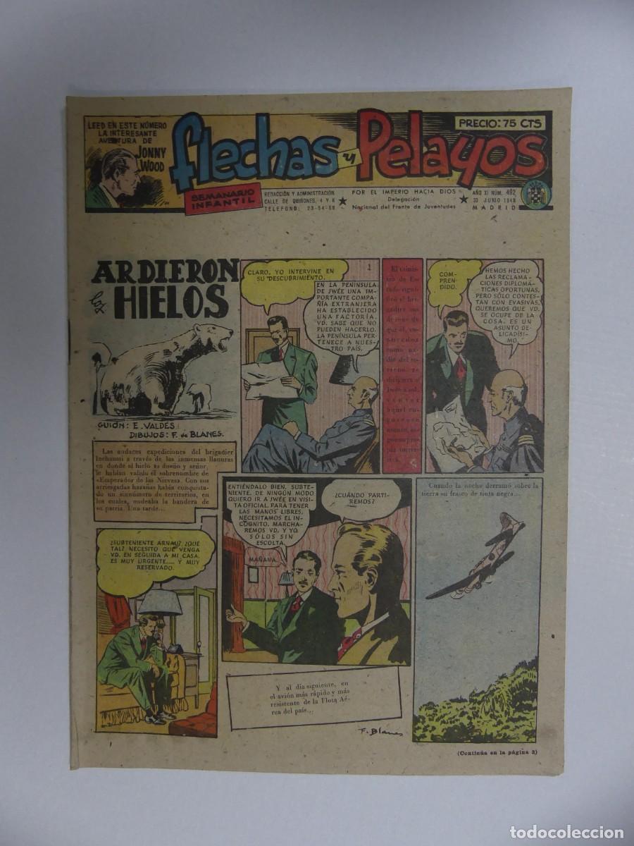 Comics: SEMANARIO NACIONAL INFANTIL FLECHAS Y PELAYOS N&ordm; 492