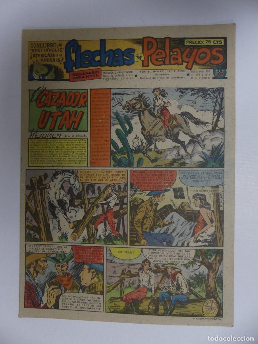 Comics: SEMANARIO NACIONAL INFANTIL FLECHAS Y PELAYOS N&ordm; 493