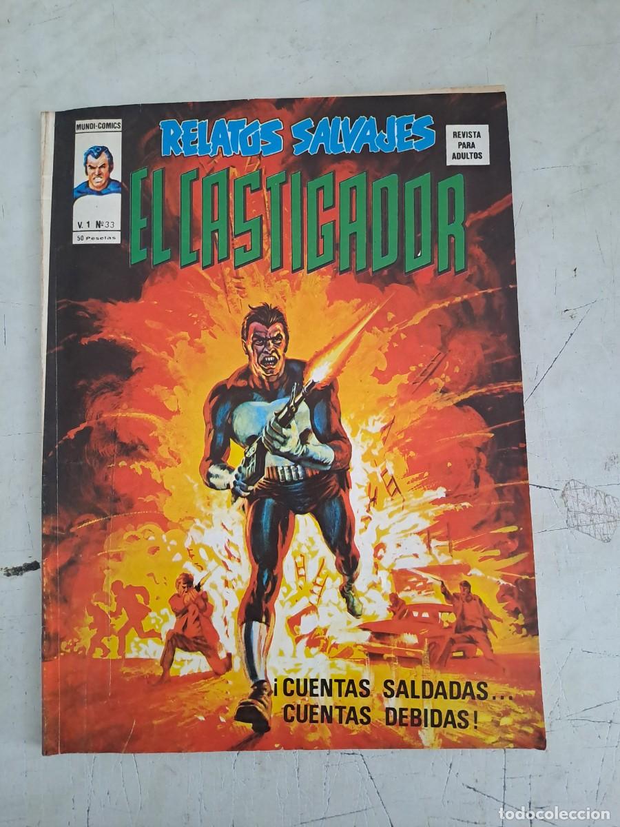 C&oacute;mics: Relatos salvajes 33, el castigador, V&eacute;rtice en buen estado