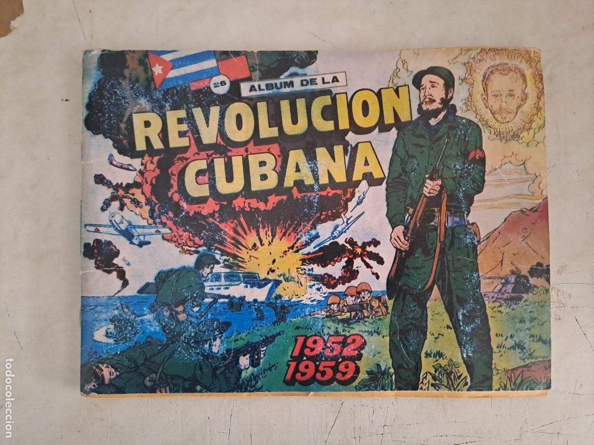 C&oacute;mics: &Aacute;lbum completo, revoluci&oacute;n Cubana en buen estado
