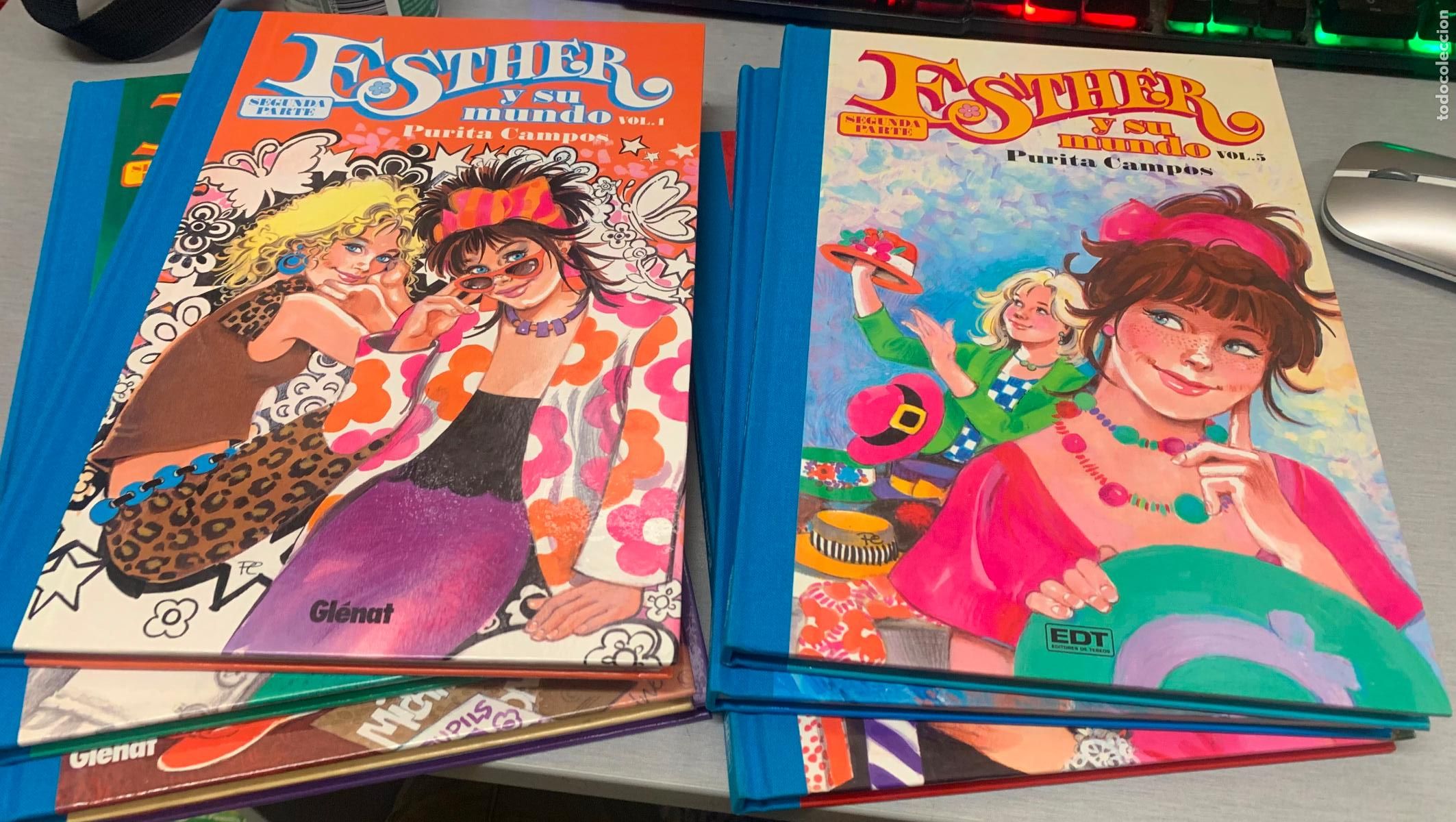 C&oacute;mics: ESTHER Y SU MUNDO SEGUNDA PARTE / COMPLETA VOL. 1, 2, 3, 4, 5, 6, 7 / 2&ordf; PARTE - GL&Eacute;NAT EDT