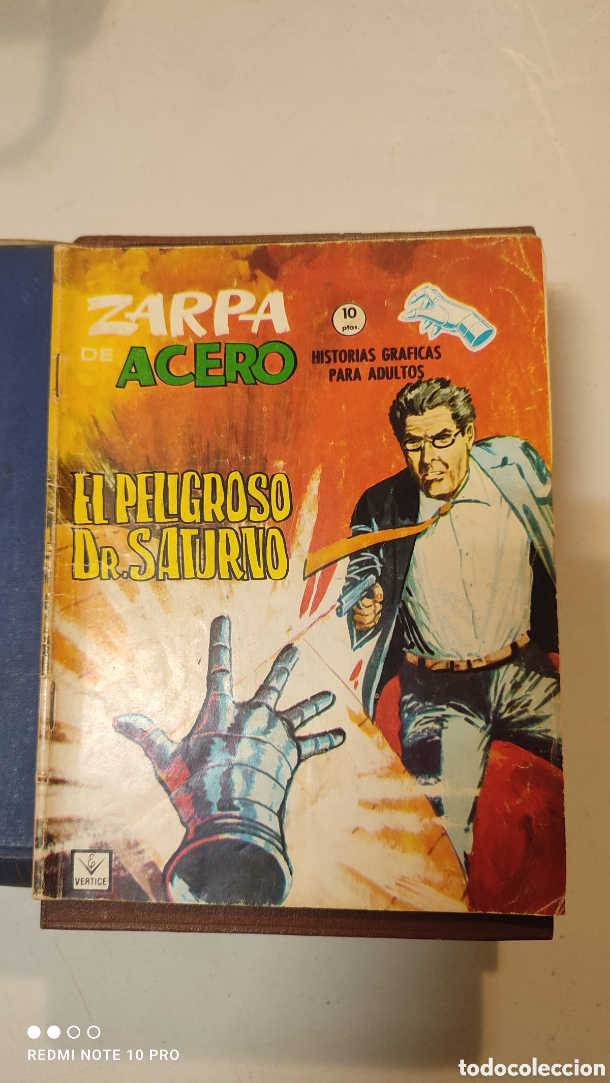 C&oacute;mics: ZARPA DE ACERO COMIC DE EDITORIAL VERTICE