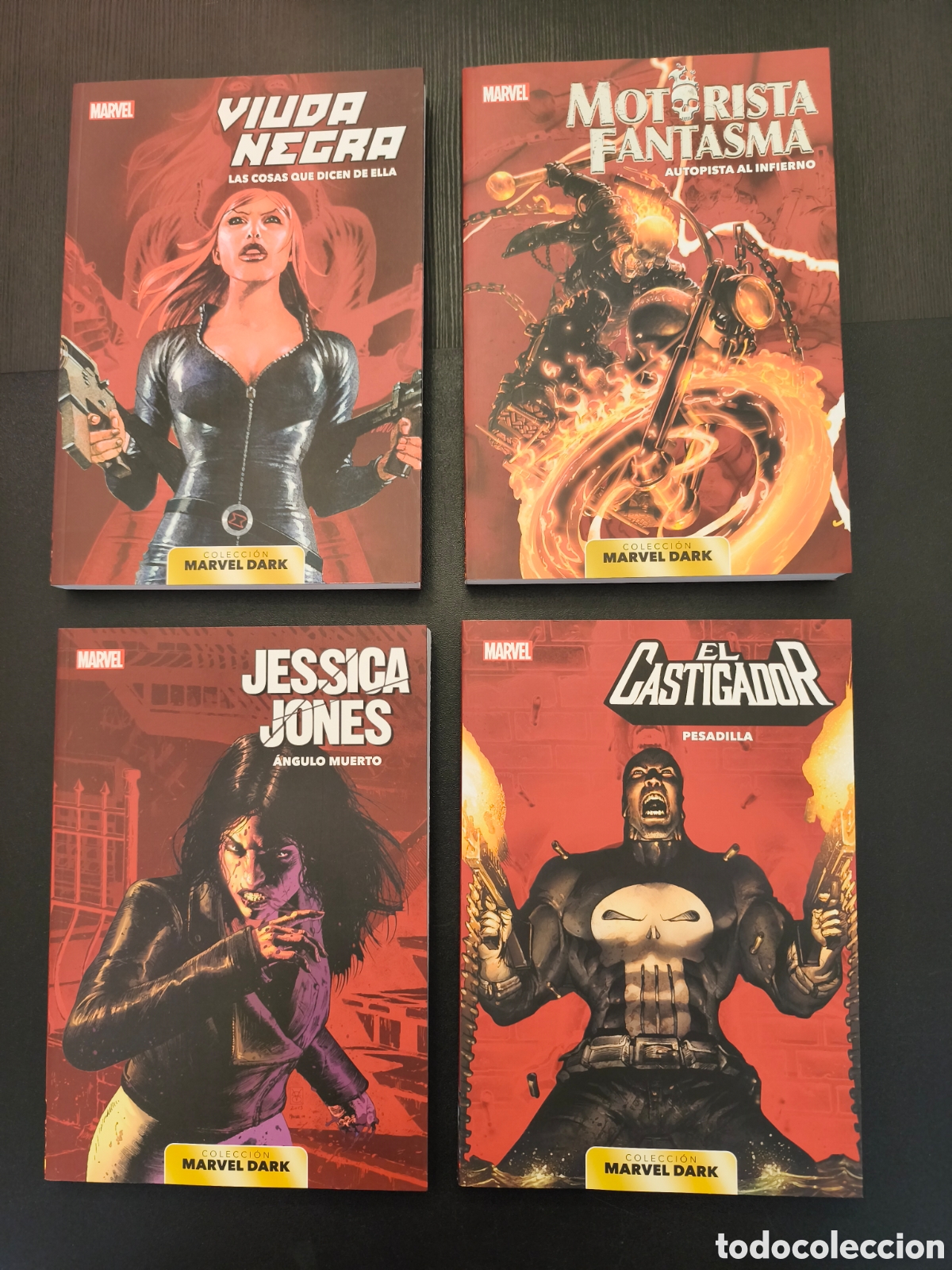 C&oacute;mics: COLECCI&Oacute;N MARVEL DARK EL CASTIGADOR,MOTORISTA FANTASMA,VIUDA NEGRA, JESSICA JONES, MUY BUEN ESTADO