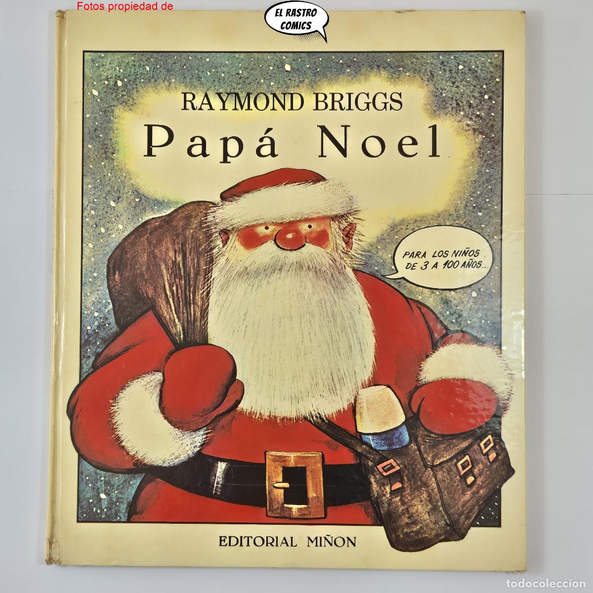 C&oacute;mics: Pap&aacute; Noel, Raymond Briggs, Ed Mi&ntilde;on, 1&ordf; edici&oacute;n de 1974, es comic