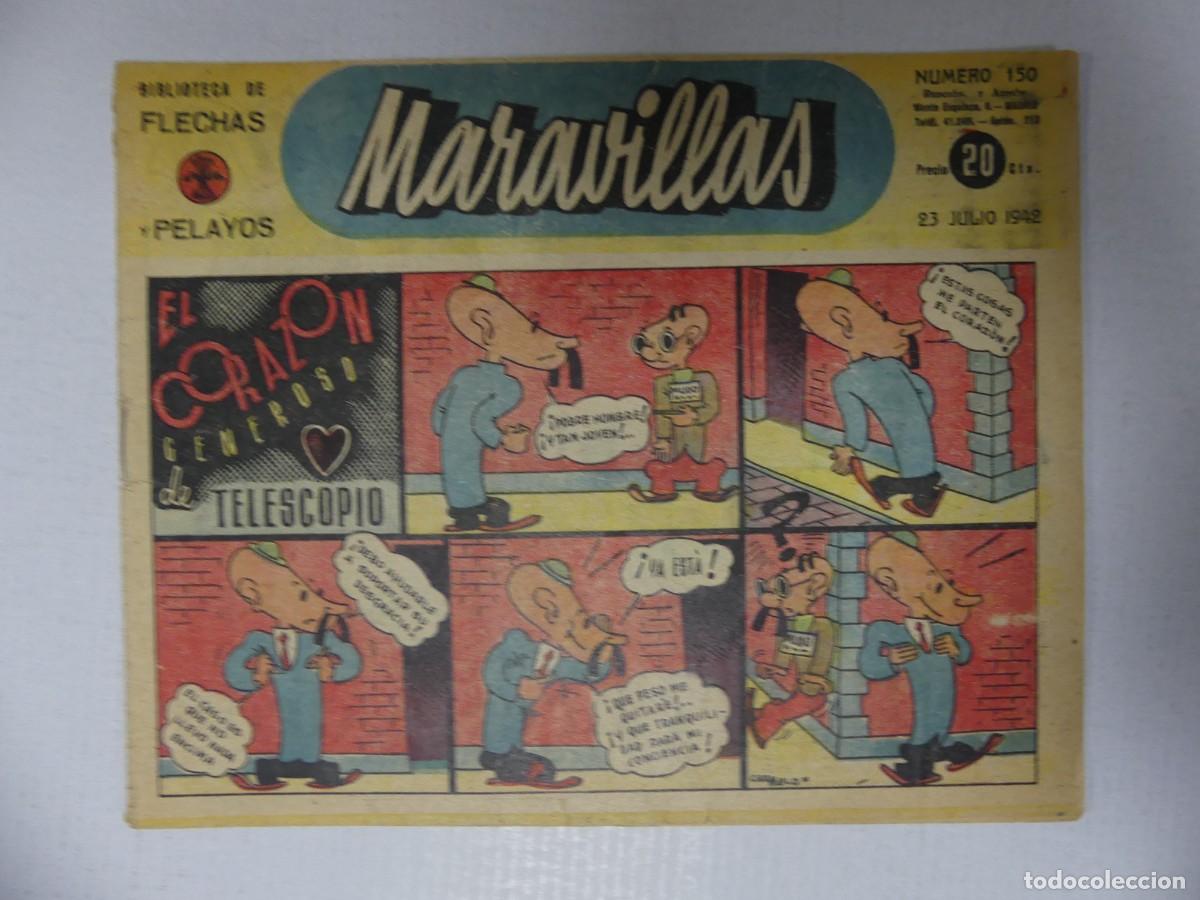 Comics : MARAVILLAS &ndash; BIBLIOTECA DE FLECHAS Y PELAYOS NUMERO 150