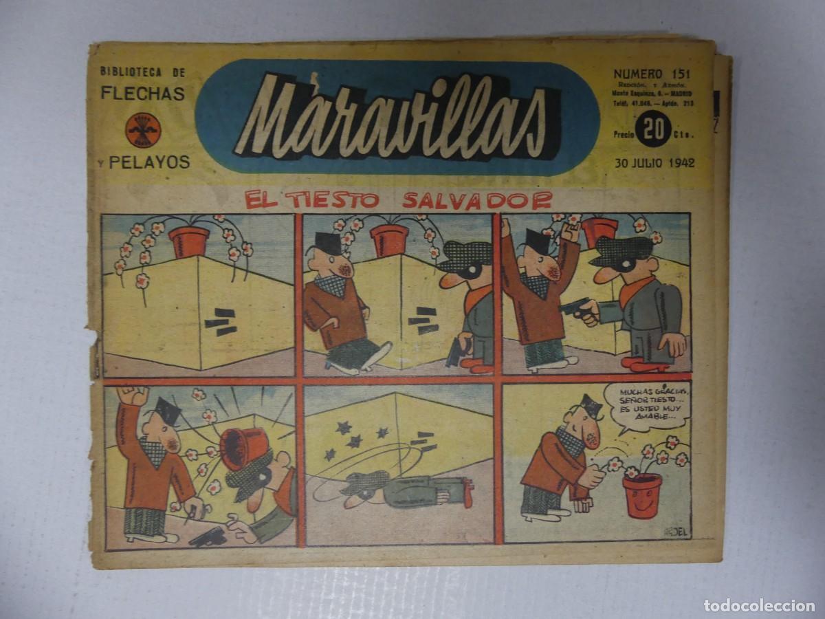 Comics : MARAVILLAS &ndash; BIBLIOTECA DE FLECHAS Y PELAYOS NUMERO 151
