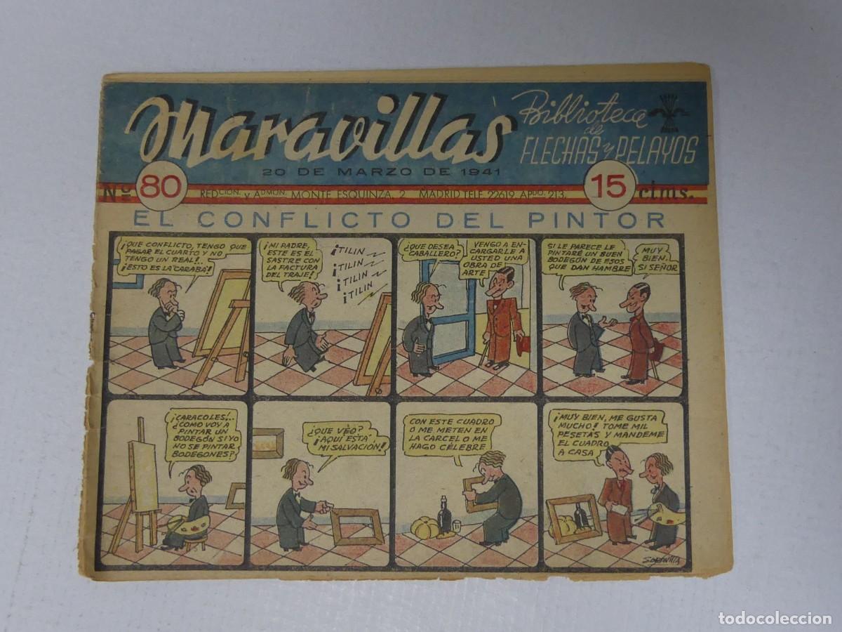 Comics: MARAVILLAS &ndash; BIBLIOTECA DE FLECHAS Y PELAYOS NUMERO 80