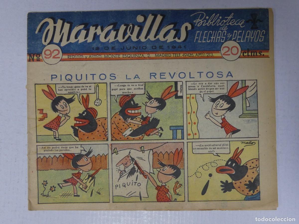 Comics : MARAVILLAS &ndash; BIBLIOTECA DE FLECHAS Y PELAYOS NUMERO 92