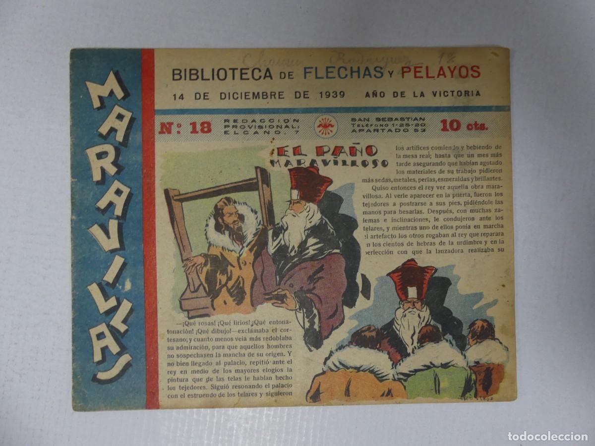 Comics: MARAVILLAS &ndash; BIBLIOTECA DE FLECHAS Y PELAYOS NUMERO 18