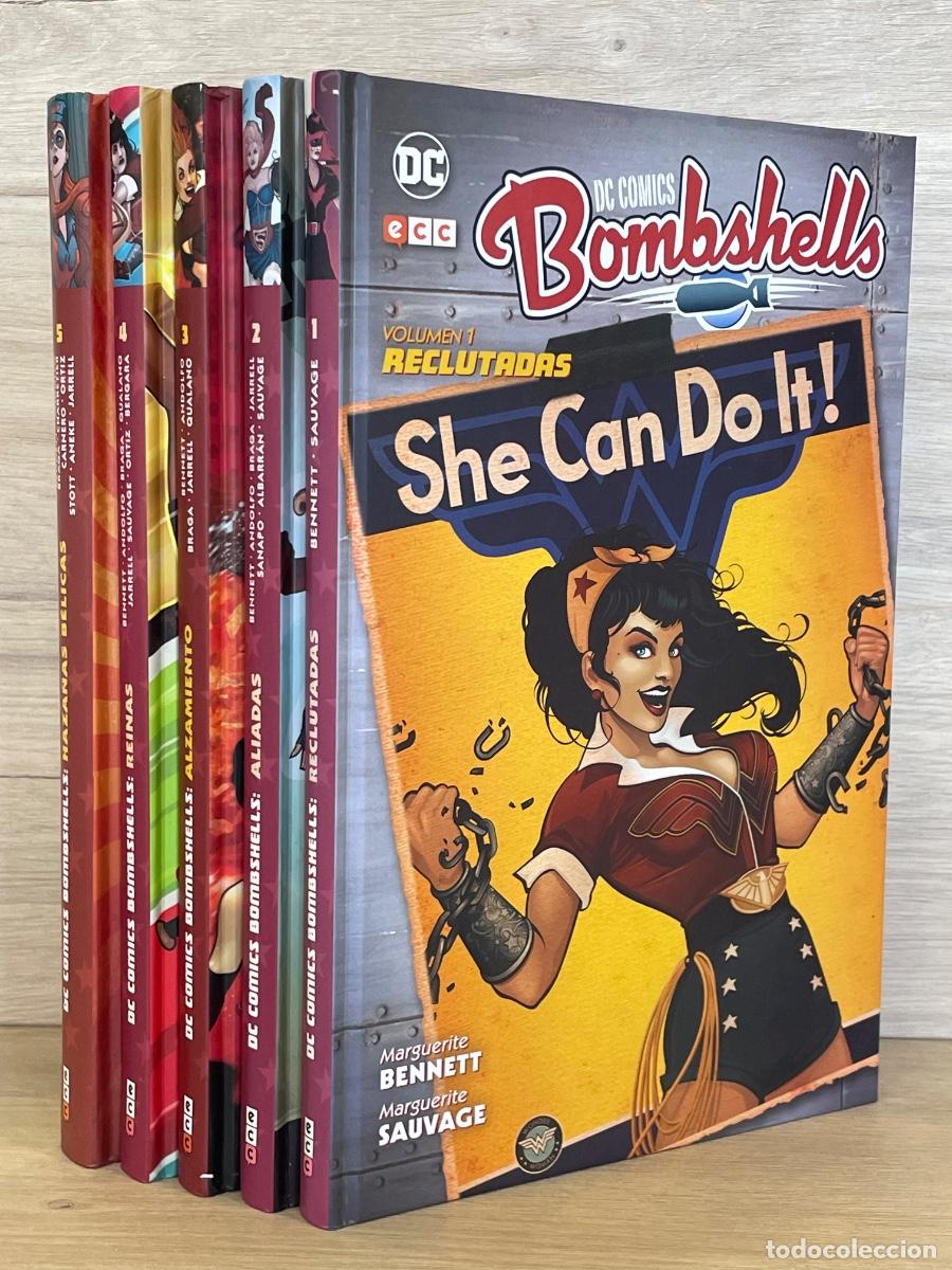 C&oacute;mics: DC Comics Bombshells / Completa 5 vol&uacute;menes / Marguerite Bennett, Ming Doyle, Ted Naifeh, Stephen