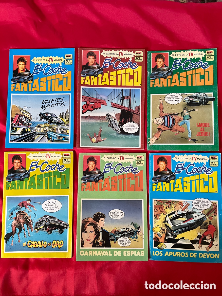 Fumetti: EL COCHE FANT&Aacute;STICO. 6 N&Uacute;MEROS &iexcl;&iexcl;COLECCI&Oacute;N COMPLETA!!. MC EDICIONES