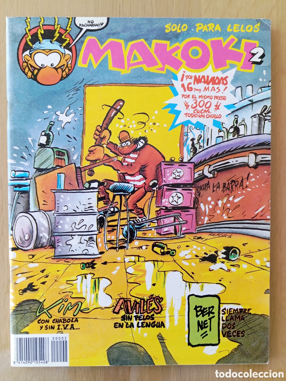 C&oacute;mics: MAKOKI N&Uacute;MERO 2 1990 EN MUY BUEN ESTADO