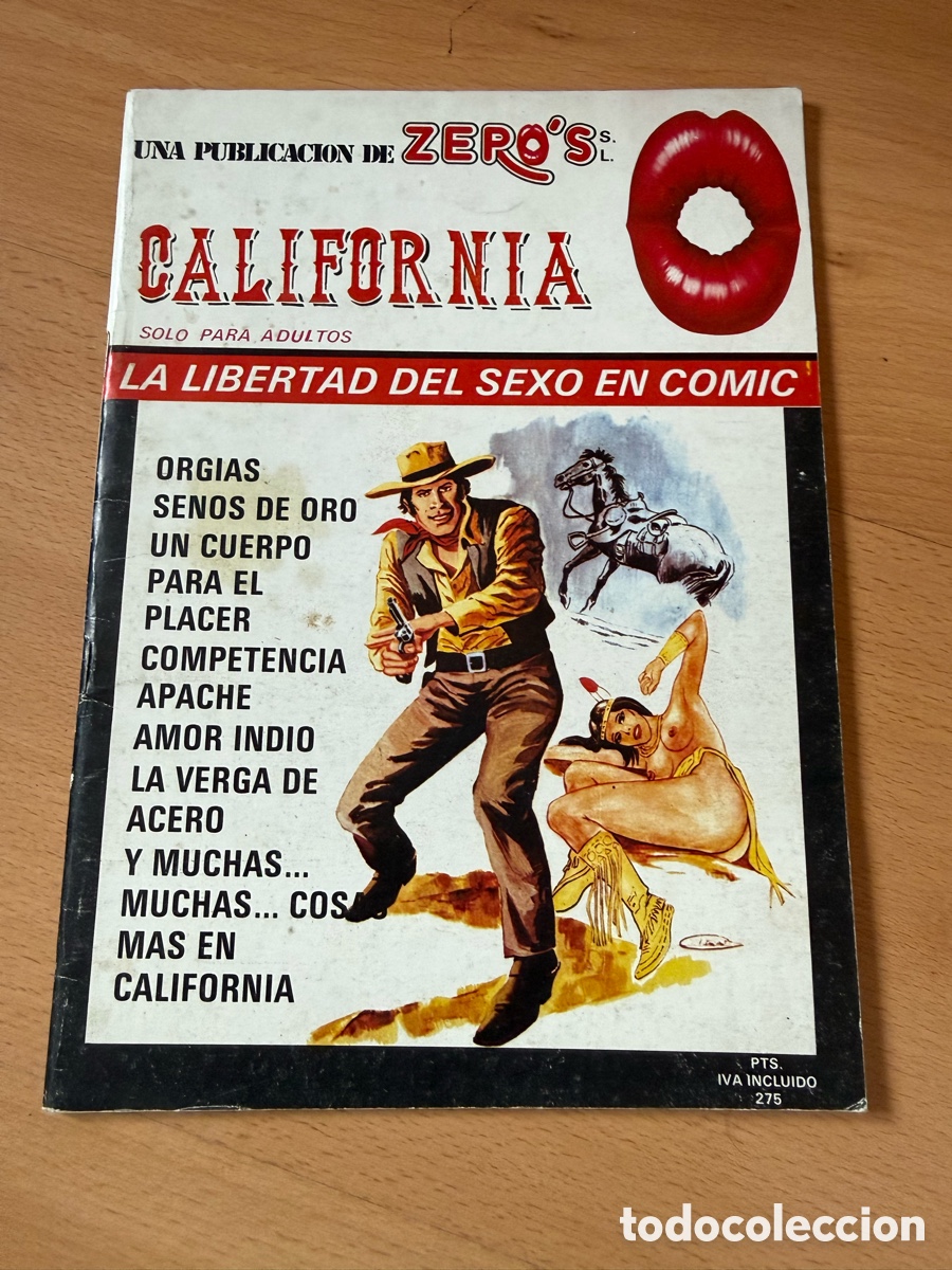 C&oacute;mics: UNA PUBLICACION DE ZEROS CALIFORNIA SOLO PARA ADULTOS, LA LIBERTAD DEL SEXO EN COMIC .