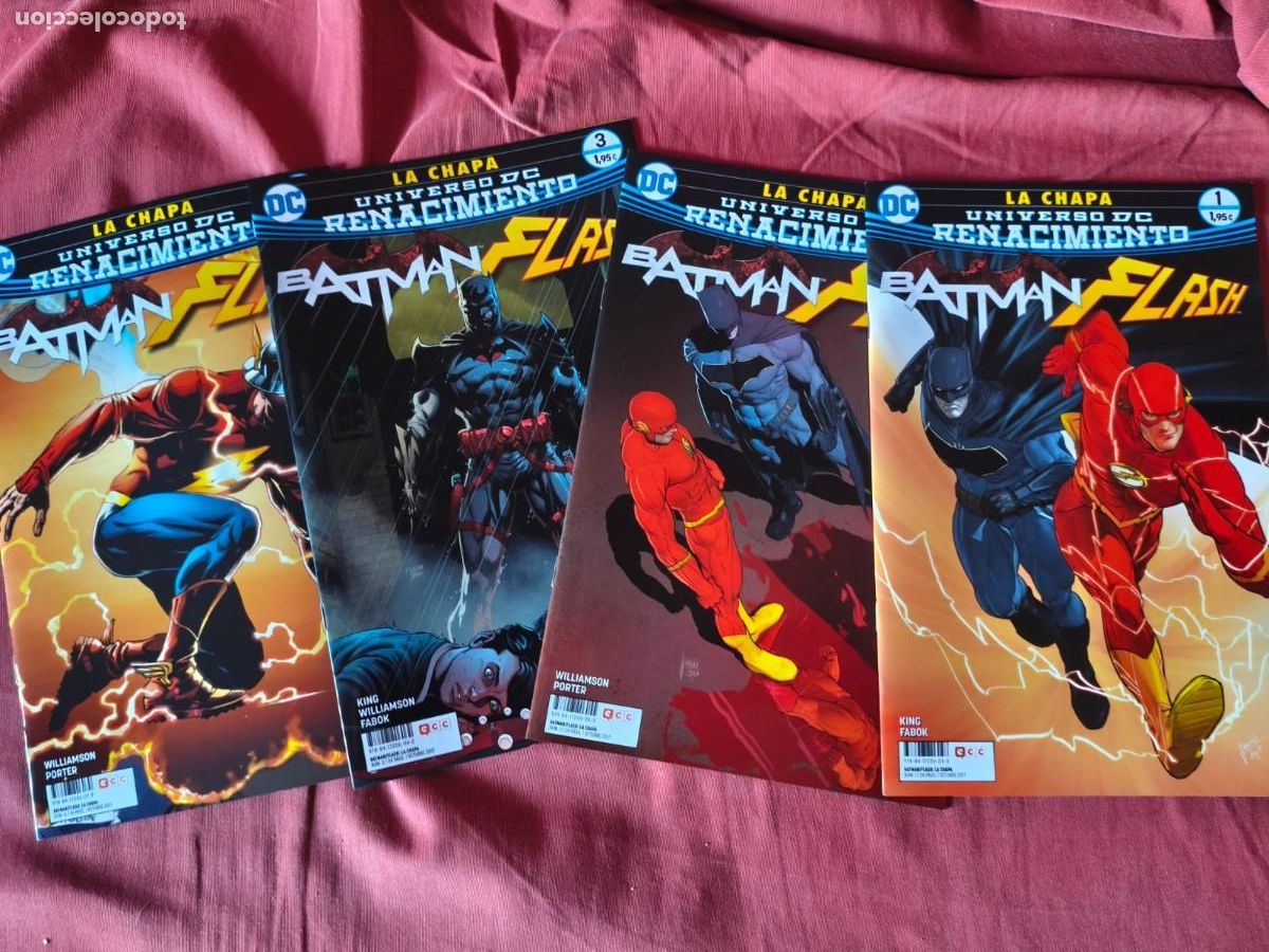 C&oacute;mics: Batman y Flash La chapa Completa 4 n&uacute;meros ECC