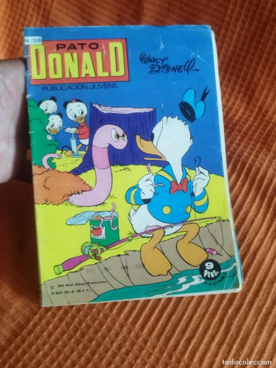 C&oacute;mics: Antiguo comic del Pato Donald N&deg; 218. Cl&aacute;sico a&ntilde;os 70. Walt Disney.