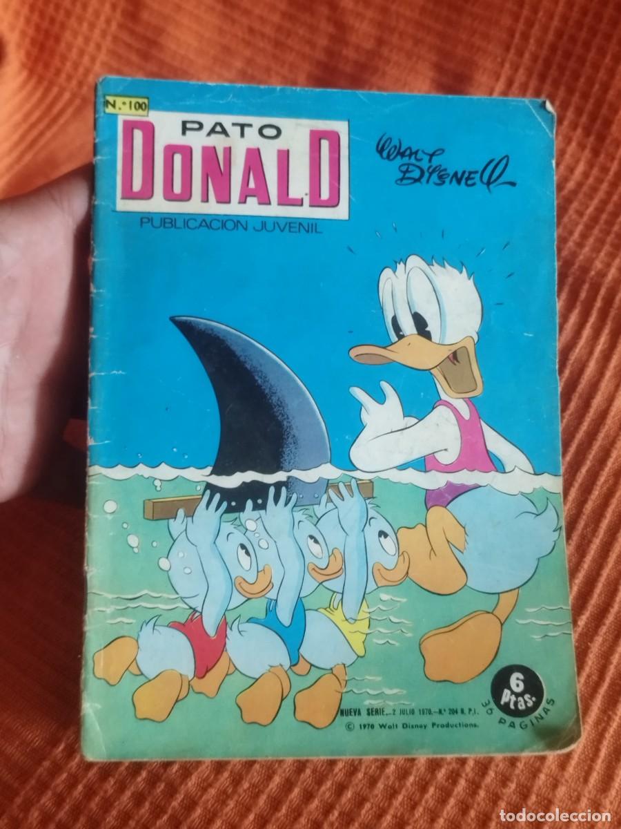 C&oacute;mics: Antiguo comic del Pato Donald N&deg; 100. Cl&aacute;sico a&ntilde;os 70. Walt Disney.