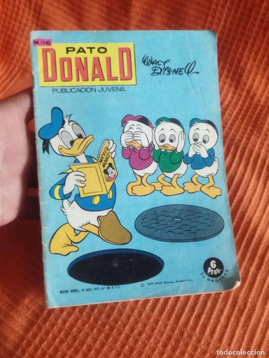 C&oacute;mics: Antiguo comic del Pato Donald N&deg; 142. Cl&aacute;sico a&ntilde;os 70. Walt Disney.