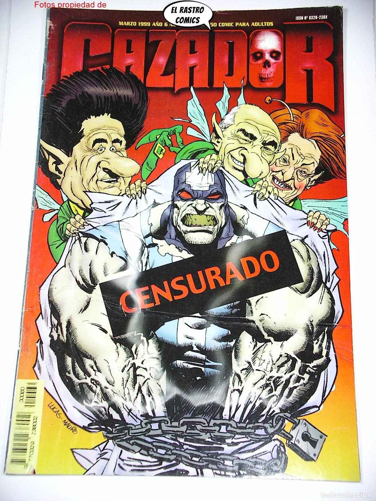 C&oacute;mics: Cazador n&ordm; 60, Lucas, Mauro, Renato, Calvi, Claudio, ed. La Urraca 1998