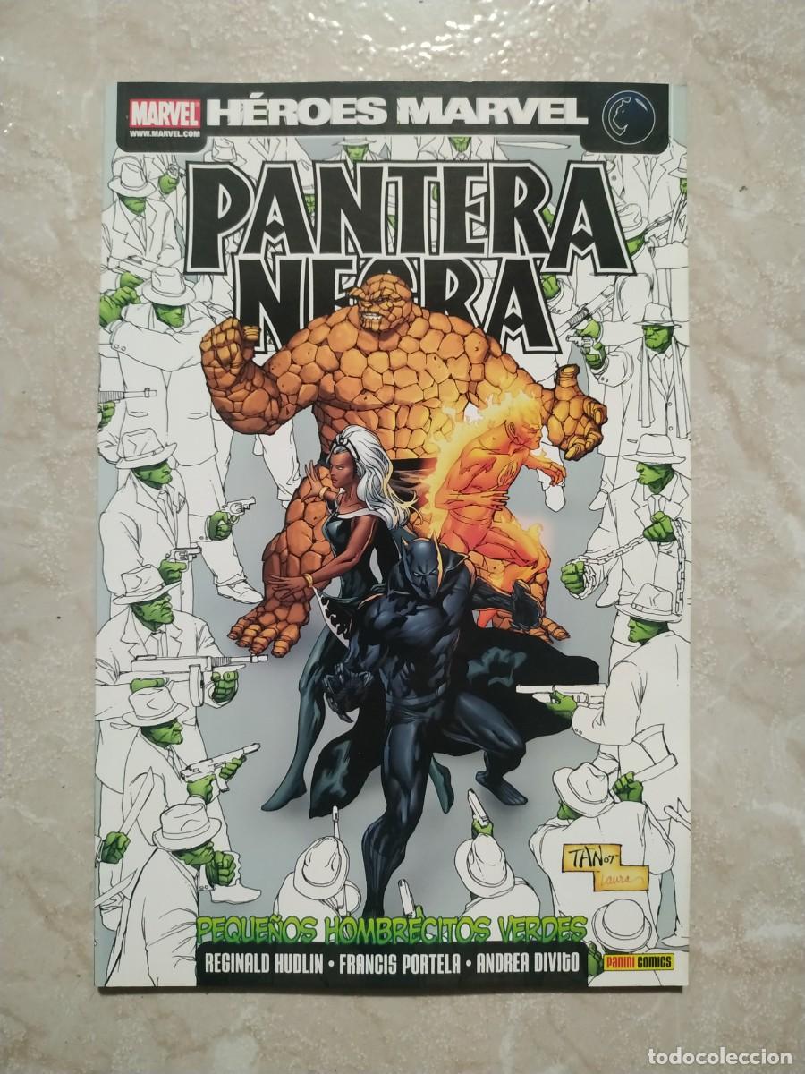 C&oacute;mics: COMIC PANTERA NEGRA PEQUE&Ntilde;OS HOMBRECITOS VERDES - HEROES MARVEL - Foto 1