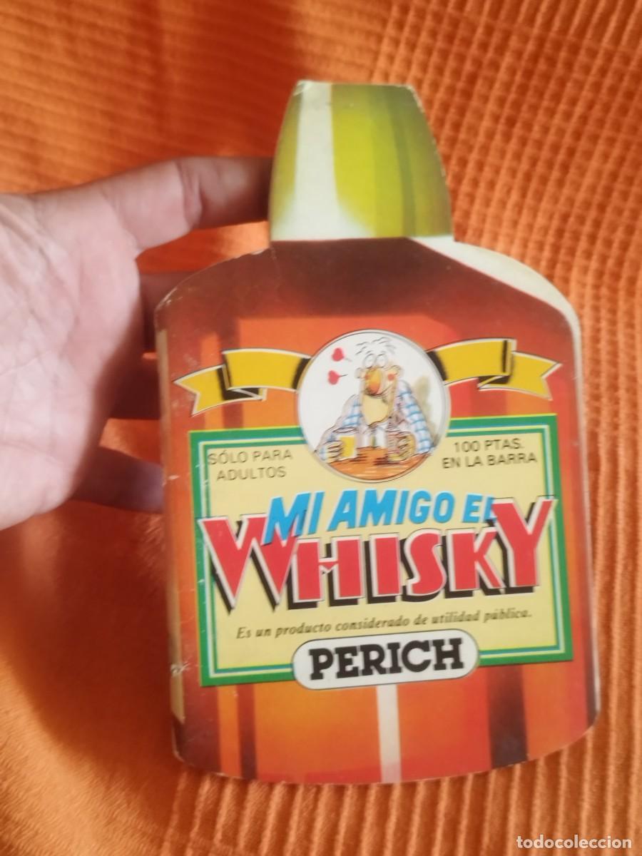 C&oacute;mics: Peque&ntilde;o libro comic troquelado botella VI&Ntilde;ETAS HUMOR CHISTES graficos EL Perich MI AMIGO EL WHISKY!.