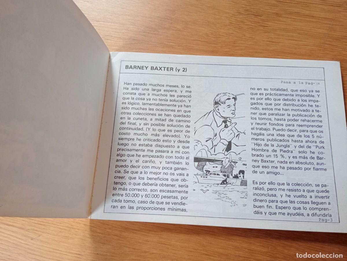 C&oacute;mics: BARNEY BAXTER, EL H&Eacute;ROE DEL ESPACIO N.&ordm; 2 (DE 2). R&Uacute;STICA. EDICIONES JLA. 1986. - Foto 5