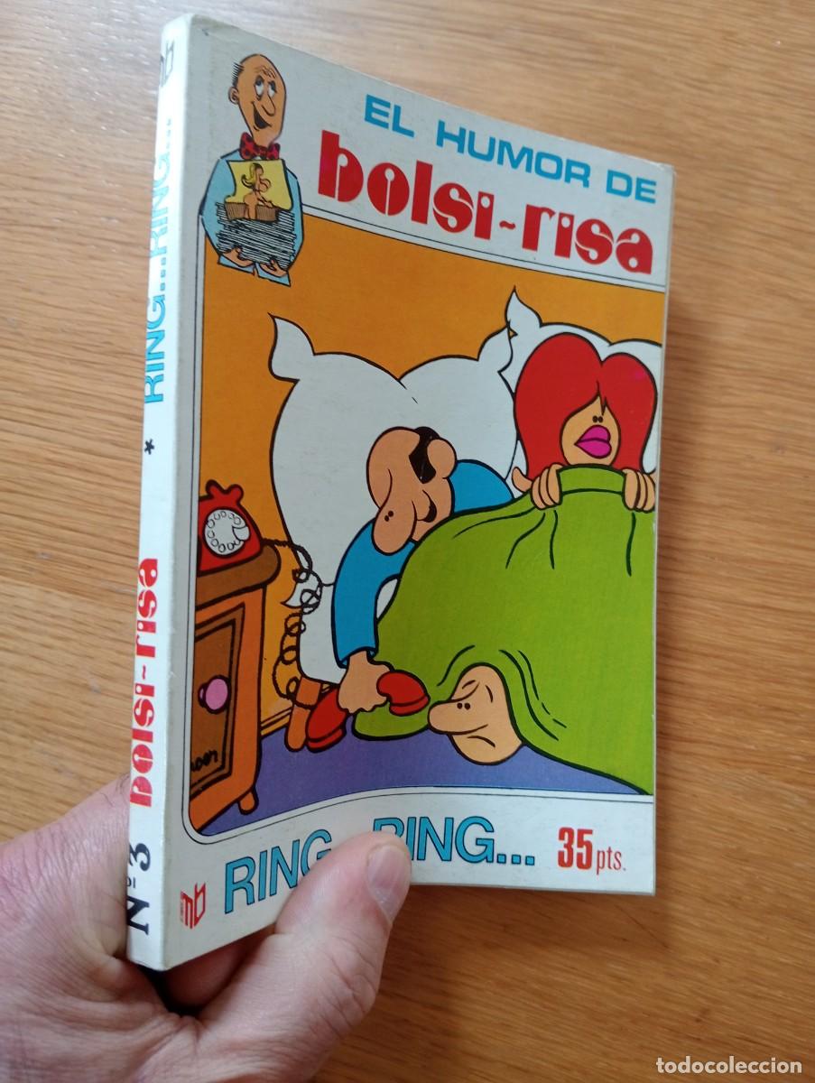 Comics: EL HUMOR DE BOLSI &ndash; RISA N.&ordm; 3 (DE 15). RING&hellip; RING. R&Uacute;STICA. MARC BEN. 1976.