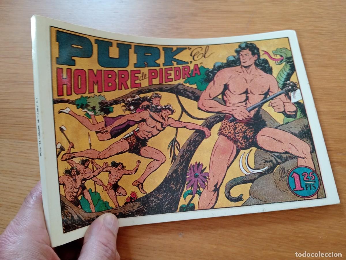 C&oacute;mics: RETAPADO. PURK, EL HOMBRE DE PIEDRA N.&ordm; 1 (DE 26). 8 EPISODIOS. R&Uacute;STICA. EDICIONES JLA. 1986.