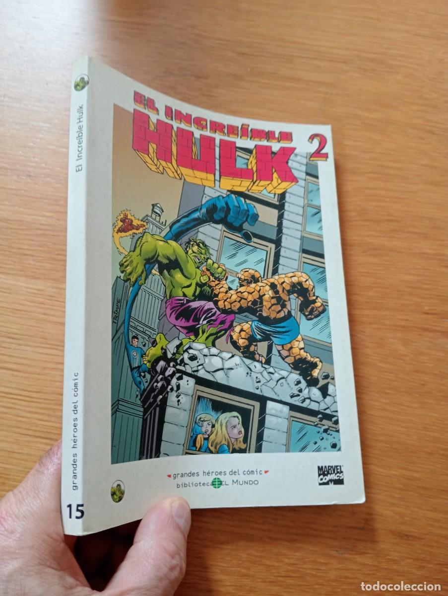 Comics: GRANDES H&Eacute;ROES DEL C&Oacute;MIC N.&ordm; 15 (DE 46). EL INCRE&Iacute;BLE HULK. R&Uacute;STICA. EL MUNDO. FORUM. MARVEL. 2003.