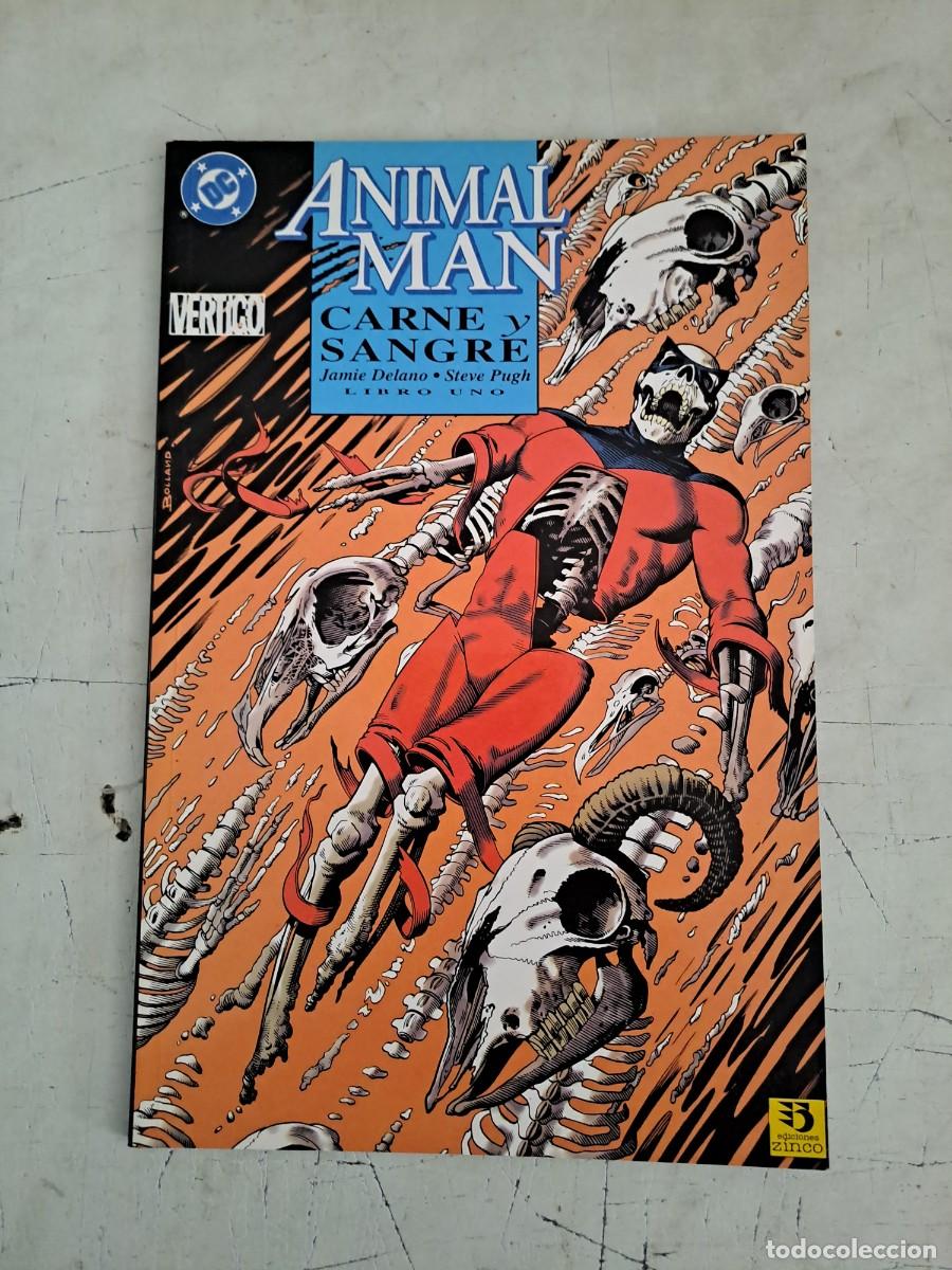 C&oacute;mics: Animal man completa 3 n&uacute;meros, Zinco en muy buen estado Bolsa DA