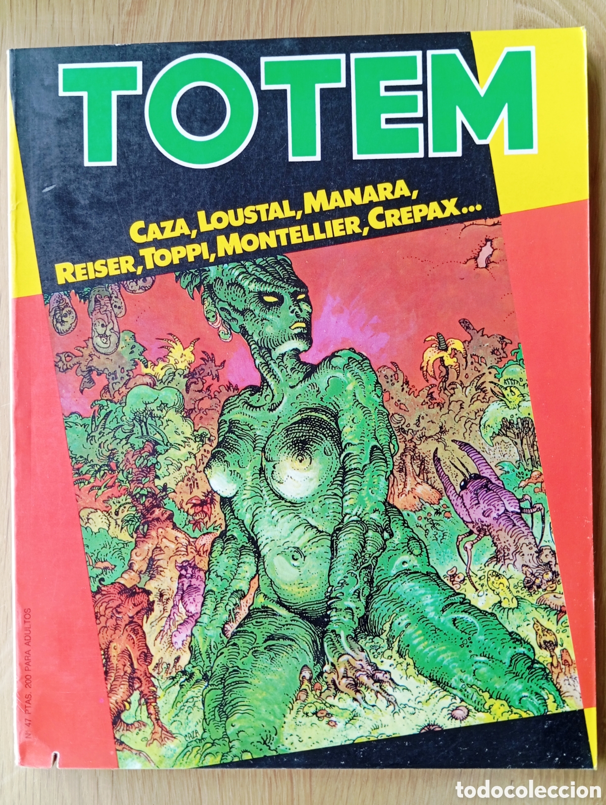C&oacute;mics: COMIC TOTEM 47 MANARA CAILLON VALENTINA ENTREVISTA A GUIDO CREPAX 100 P&Aacute;GINAS VER SUMARIO