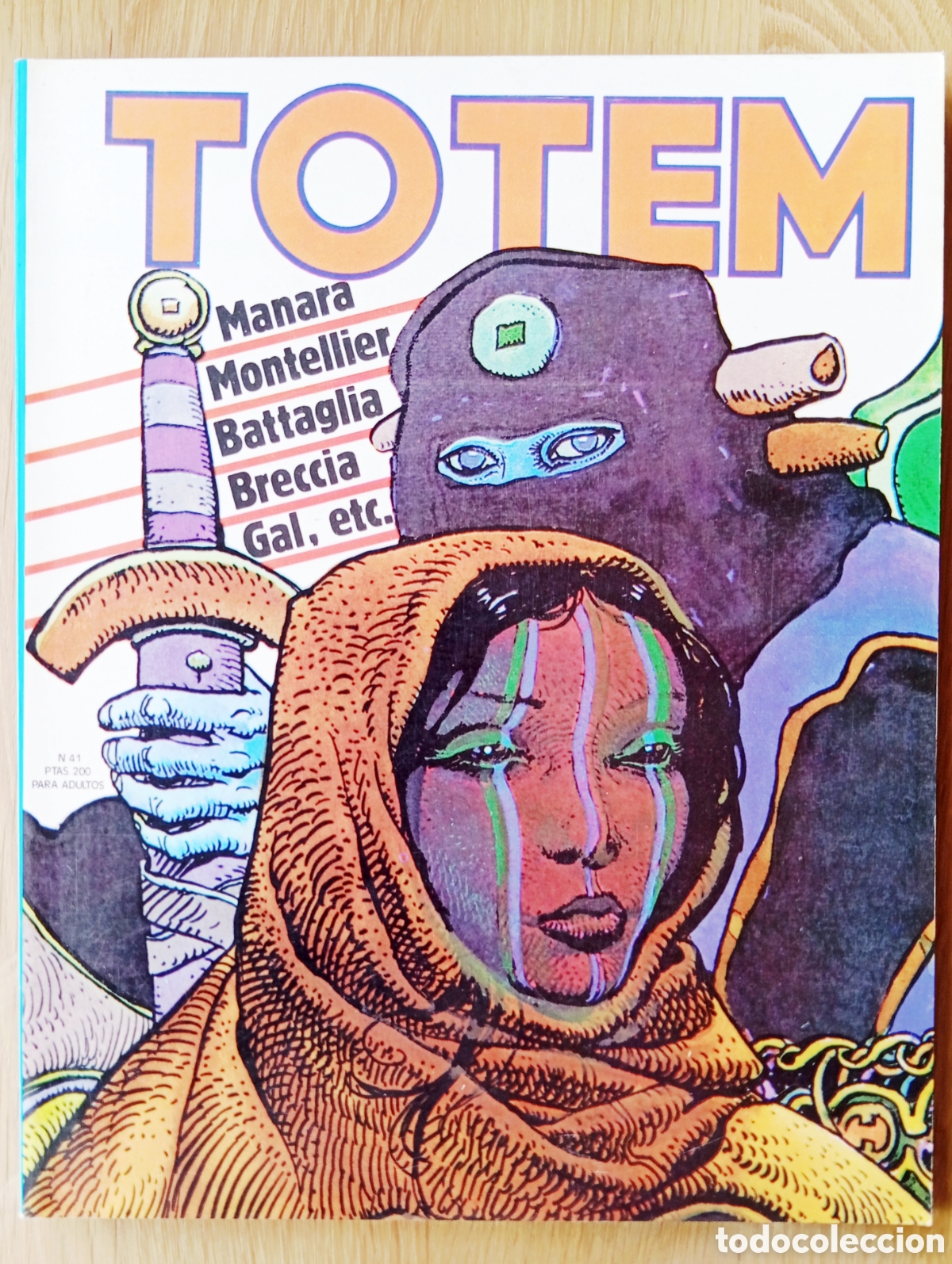 C&oacute;mics: COMIC TOTEM 41 MANARA BATTAGLIA BRECCIA GAL 100 P&Aacute;GINAS VER SUMARIO