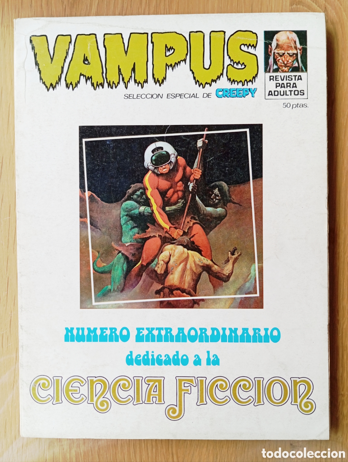 C&oacute;mics: COMIC VAMPUS CIENCIA FICCI&Oacute;N CREEPY N&Uacute;MERO EXTRA JUNIO 1974 122 P&Aacute;GINAS VER &Iacute;NDICE
