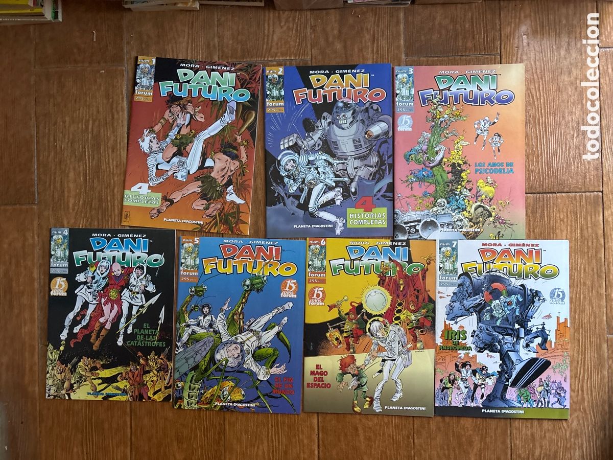 C&oacute;mics: DANI FUTURO COLECCION COMPLETA 7 NUMEROS MORA, GIMENEZ EDITORIAL PLANETA