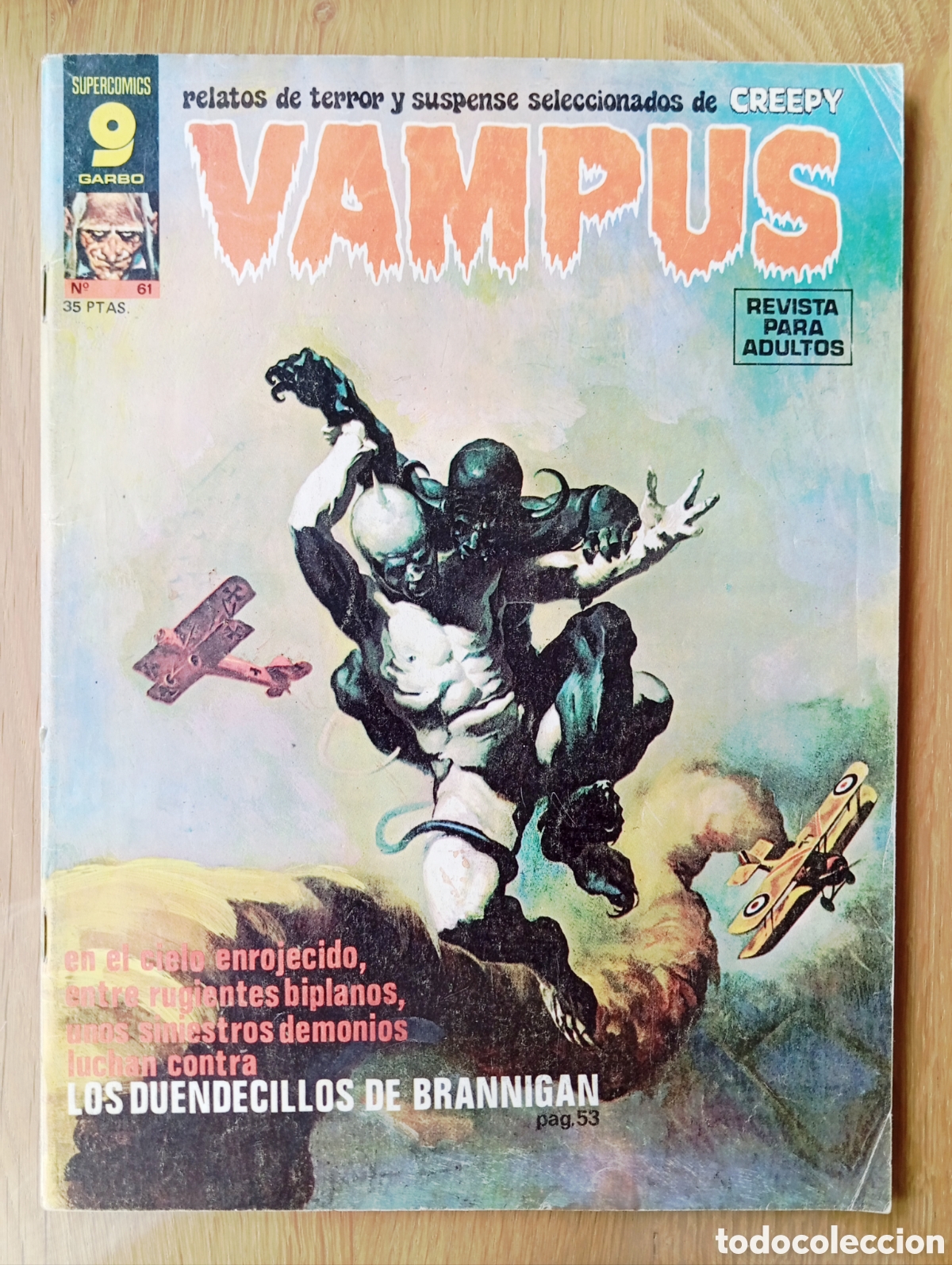 C&oacute;mics: COMIC VAMPUS TERROR CREEPY N&Uacute;MERO 61 1976 64 P&Aacute;GINAS VER &Iacute;NDICE