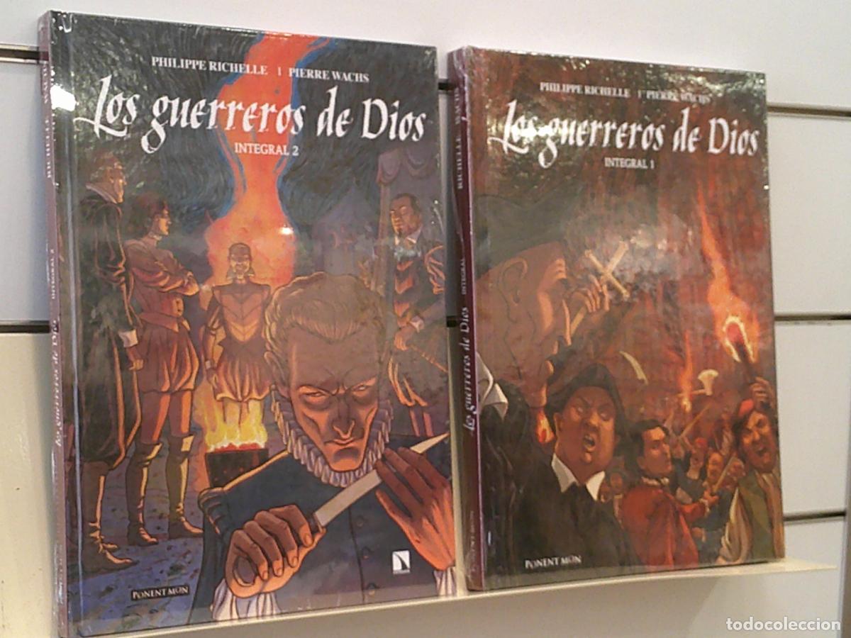 C&oacute;mics: LOS GUERREROS DE DIOS COMPLETA 2 TOMOS TAPA DURA - PONENT MON OFERTA