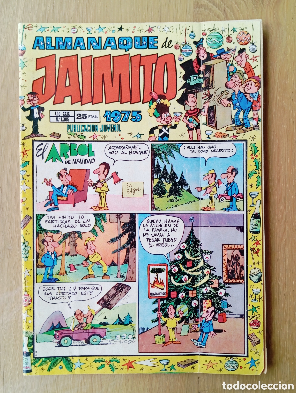 C&oacute;mics: TEBEO ALMANAQUE JAIMITO 1975 N&Uacute;MERO 1305