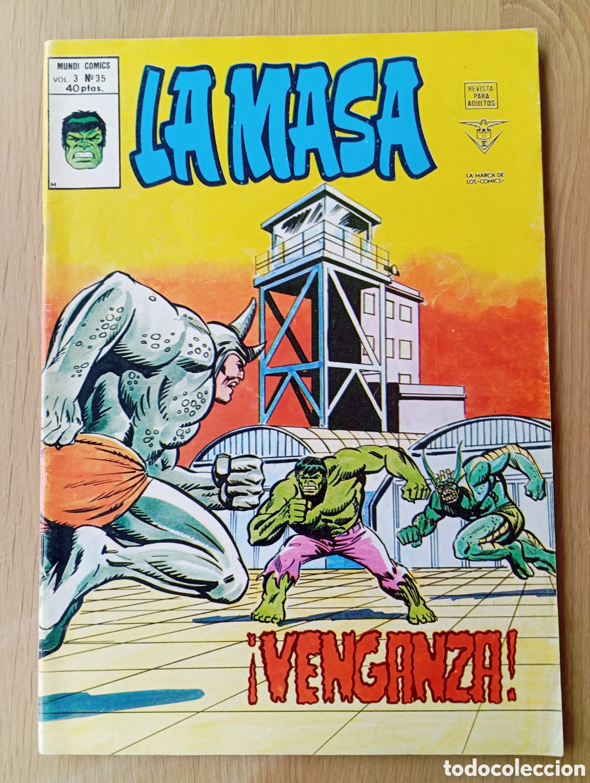 C&oacute;mics: COMIC LA MASA VOL. 3 N&ordm; 35 V&Eacute;RTICE 1979