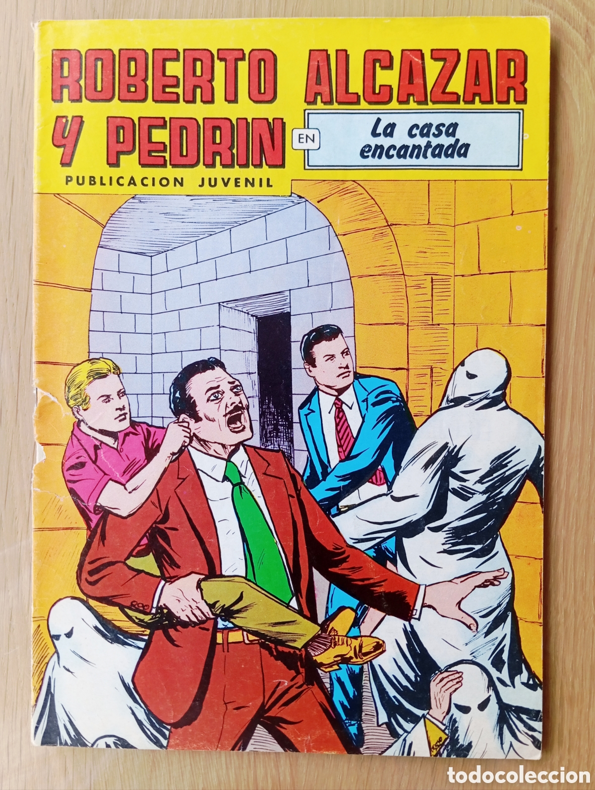 C&oacute;mics: ROBERTO ALC&Aacute;ZAR Y PEDR&Iacute;N N&Uacute;MERO 226 1980 PASTA DESPRENDIDA