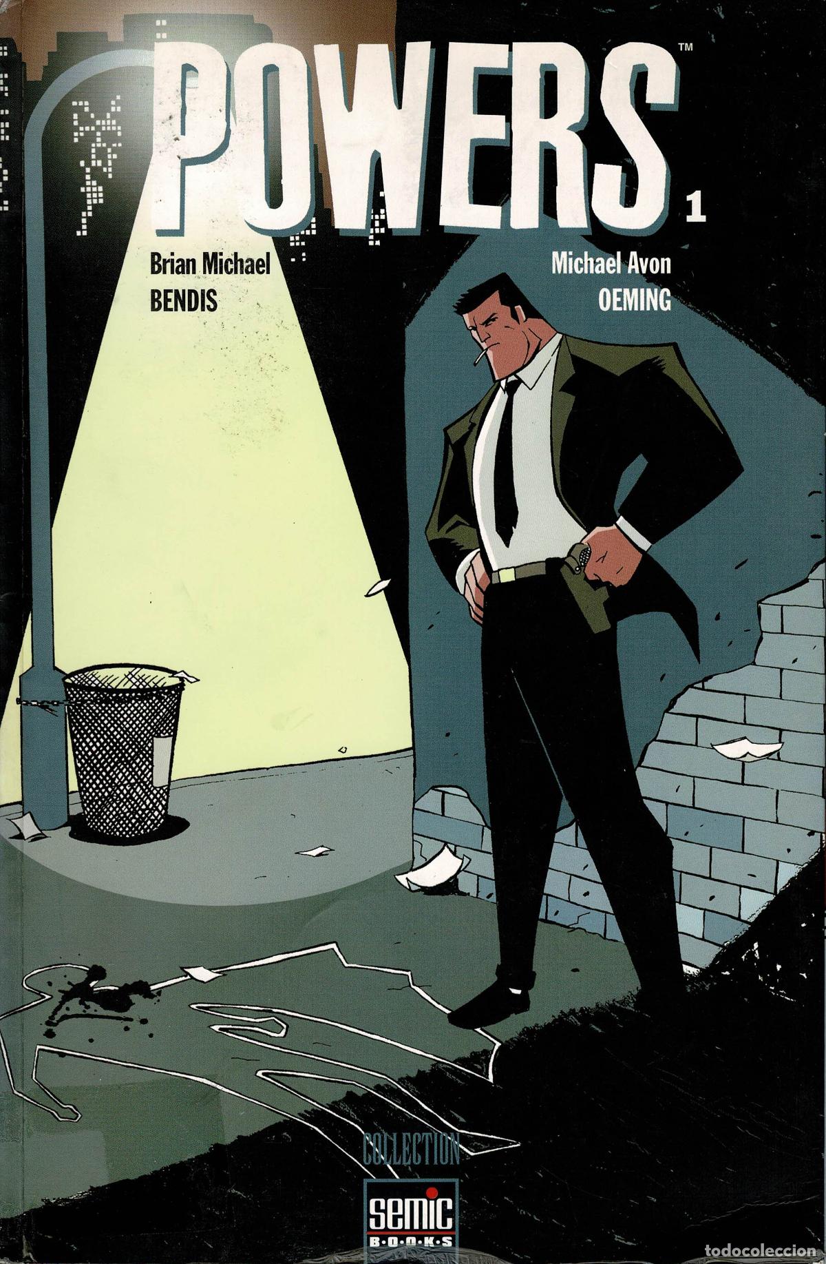 C&oacute;mics: Powers ,colecci&oacute;n completa. 3 vol&uacute;menes Semic books.procede biblioteca